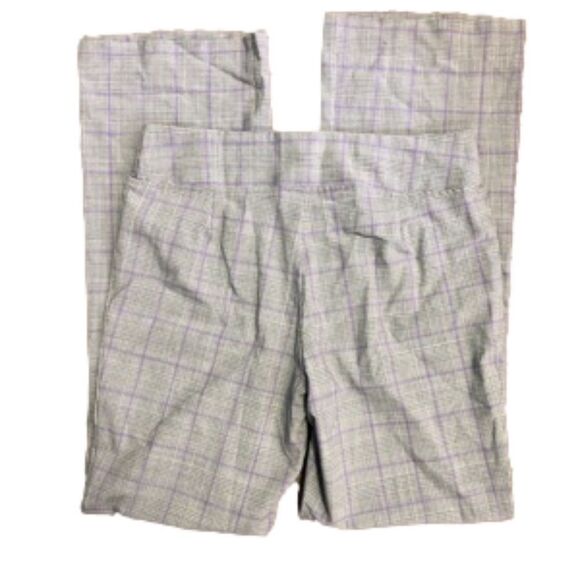 Mimi Maternity Wide-Leg Trousers – Cozy Checkered Style P138 - Picture 5 of 5